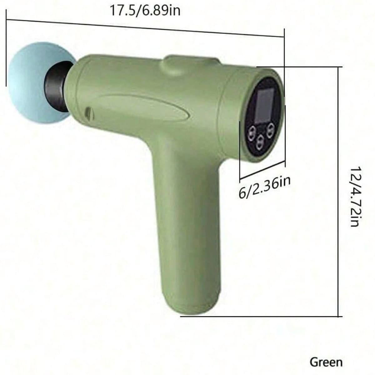 

1PCCustomized Мощный фасциальный пистолет с зарядкой, Массажер для всего тела для расслабления мышц, Такой же, как у модели-знаменитости армия зеленый