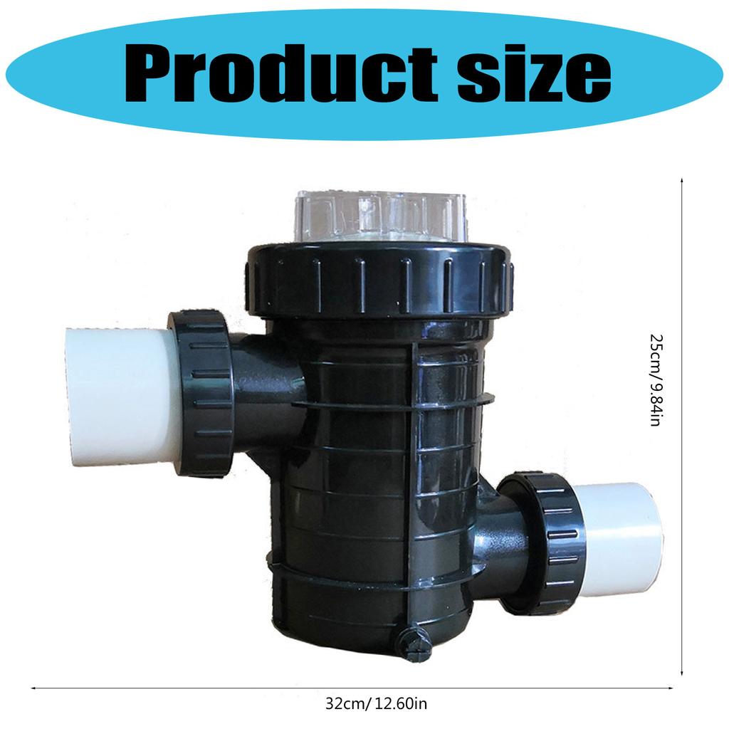 Plastic Swimming Pool Pipe Filter for Swimming Pool Corrosion Resistant and Easy Installation for Home and Public Use