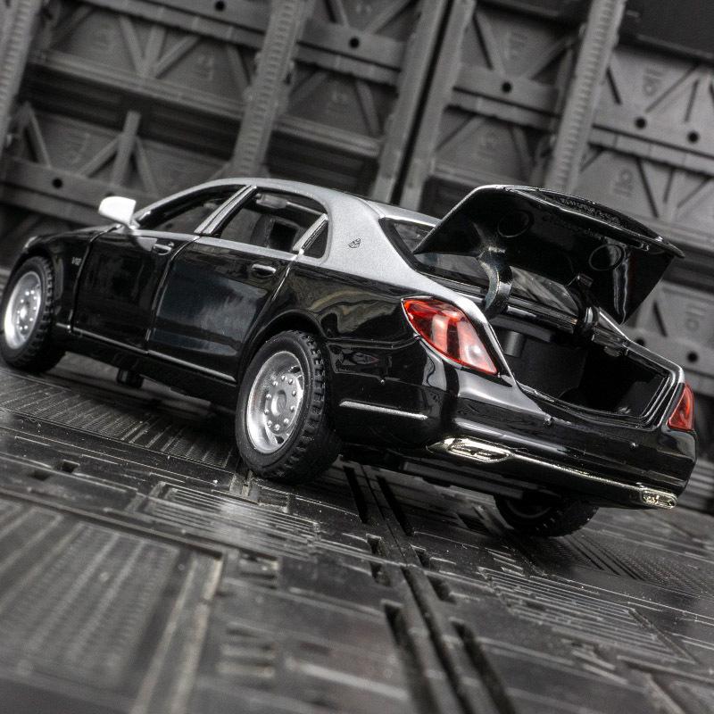Jiaye VB32683 Big Ben Maybach S650 Alloy Model S-Class Sedan Pull-Back Toy Car