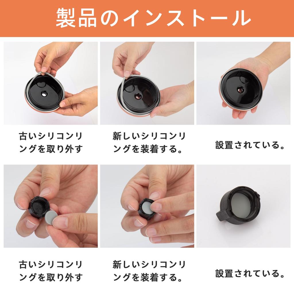 TYESO - Replacement Gasket for 600ml Tumbler TS-8848ATS-8848B (1 Piece)