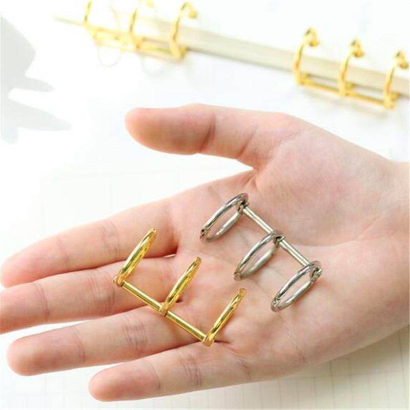2 Pcs/batch Paste Book Binder Metal Ring Craft Photo Album Loose-leaf Hinge Key Office School Binding Accessories