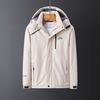 Autumn and Winter Waterproof Jacket Men's Outdoor Fleece Thermal Jacket