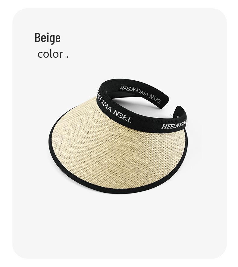 Faltbarer Sonnenhut für Damen mit breiter Krempe und UV-Schutz