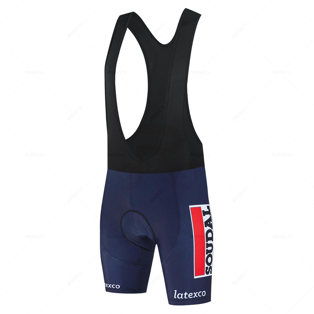 Soudal Quick Step Team Cycling Jersey Set Summer Bicycle Breathable Men's MTB Bike Clothing Maillot Ropa Ciclismo Uniform Suit