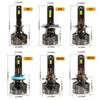200W LED Car Headlight with Four Copper Tubes - H7/H1/H4/H11/9005/9012 High and Low Beam