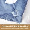 20 Sets Duvet Clips Fasteners Corner Holders for Comforter Covers Secure erts and Blanket with ide Holder P Plastic Snaps to Hold Corners in Place