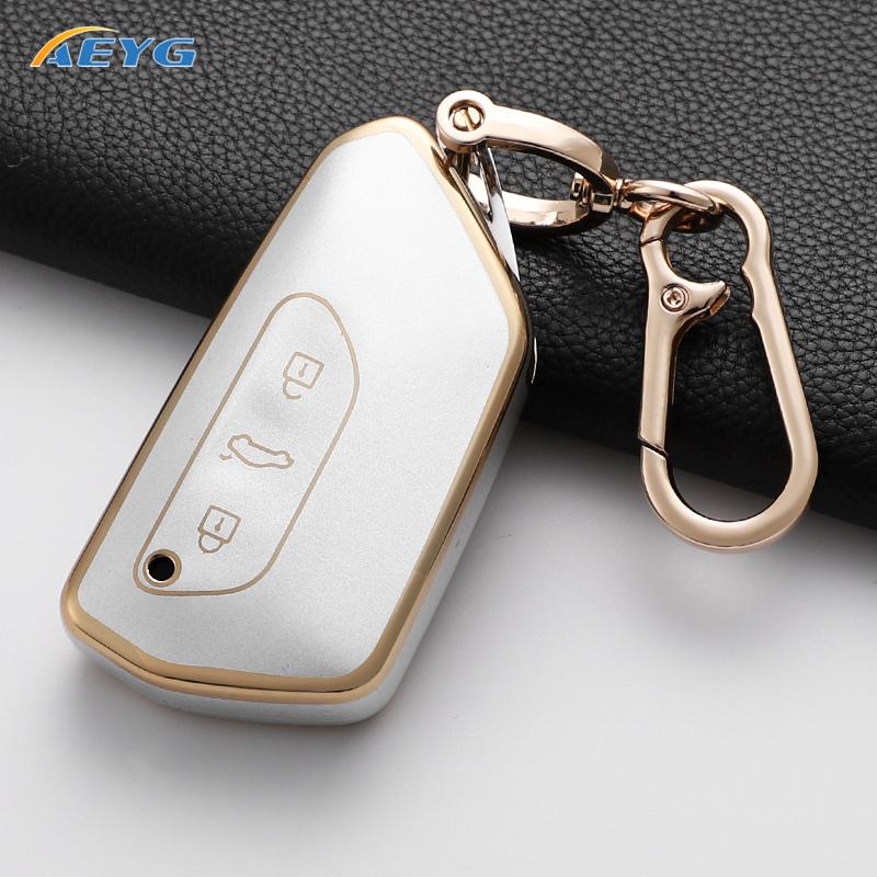Soft Tpu Car Key Case Cover Shell Fob For Vw Volkswagen Golf 8 Mk8 Id3 Id.4 Cupra Skoda Octavia A8 Seat Leon Mk4 Accessories