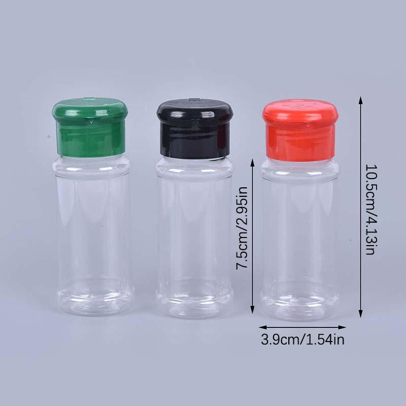 5 ks Plastové kořenky na sůl, pepř, koření, dóza na koření, grilovací kořenka, láhev na ocet