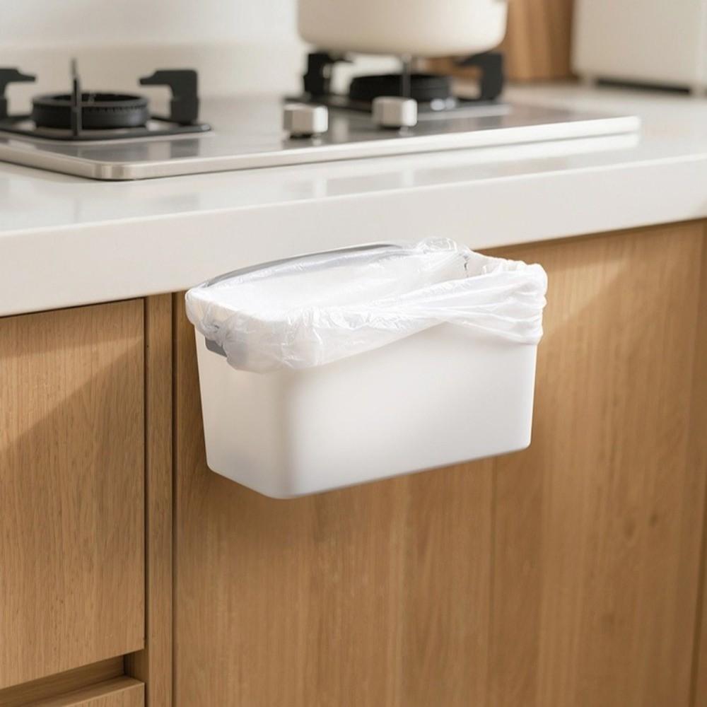 Hengende Organiser Oppbevaringsboks Plast Søppelbøtte Ny Hengende Oppbevaringskurv Husholdningsartikler