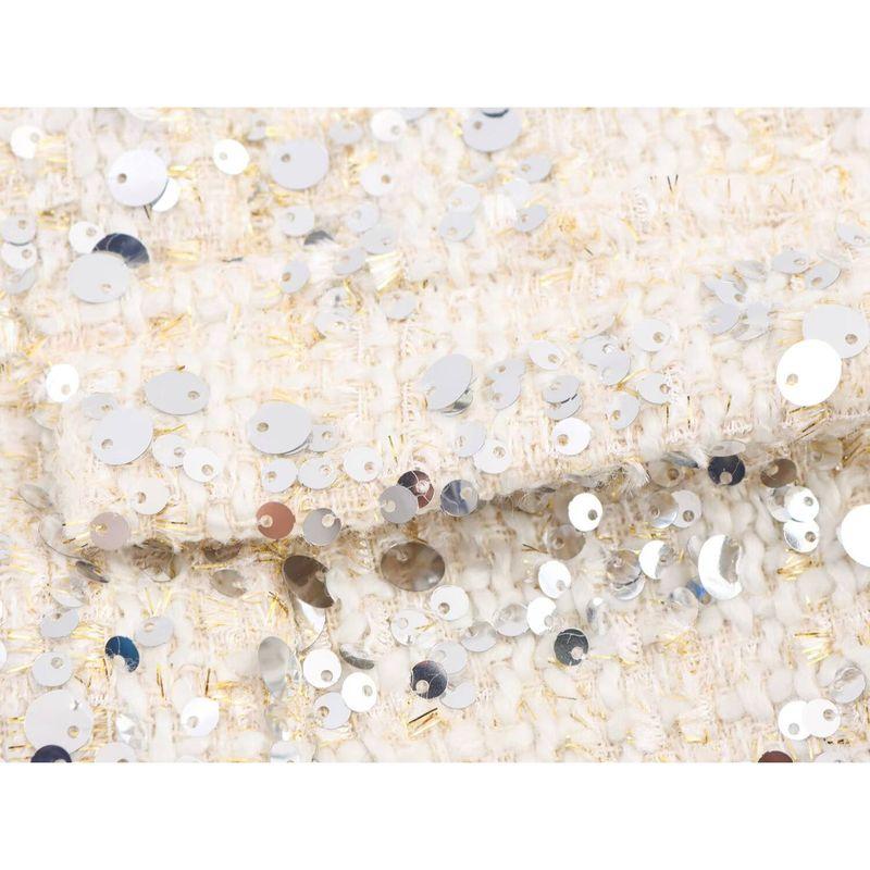 Kaslead New Women Clothes Western Style Design Sense Fashion Sequins Rove Stitching Pleat Dress