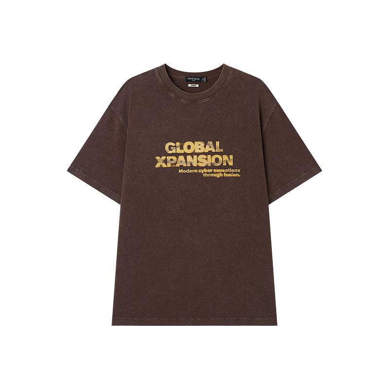 Teenie Weenie Men s Distressed Letter Print T-Shirt XL