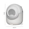 Lettiera Elettrica Automatica Intelligente per Gatti | Design Chiuso con Paletta Automatica per Feci