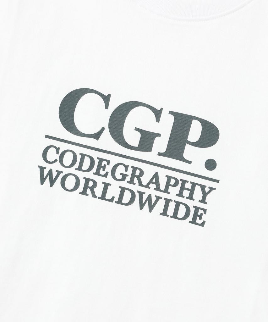 CGP (Women) Square Logo Short Sleeve T-Shirt_White