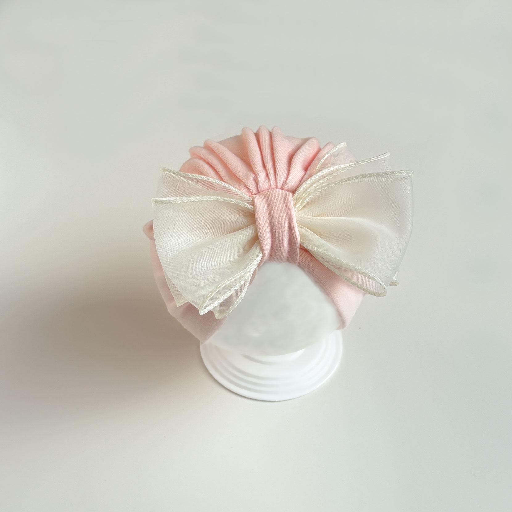 Cute Baby Girl s Bow Hat - Newborn Infant Spring/Autumn Cap