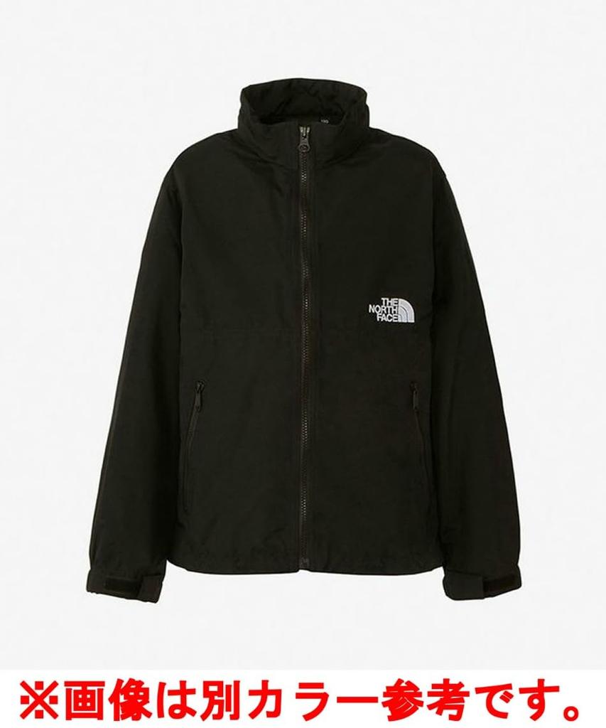 The North Face Compact Kelp Size 110 Kids' Jacket, Unisex, Water-Repellent, Lightweight, Tan,