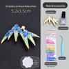Intangible Heritage DIY Mother-of-Pearl Butterfly Brooch Hairpin Kit