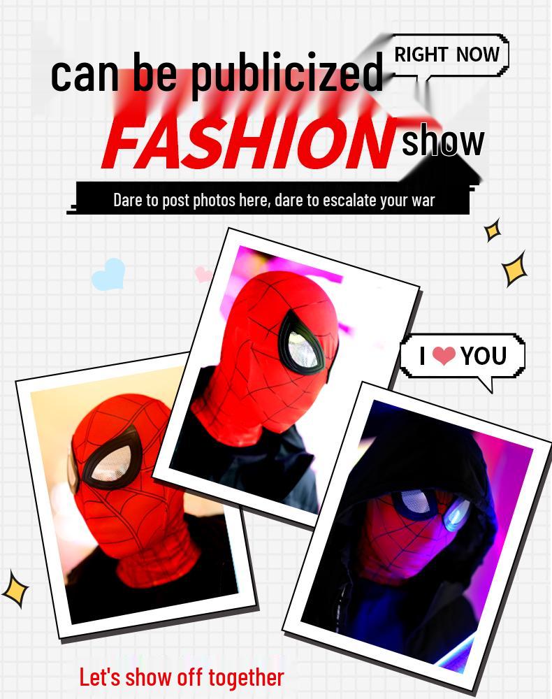 Cross-Border Spiderman Halloween Mask for Adults & Kids – Cute, Funny, Disco-Inspired Headgear