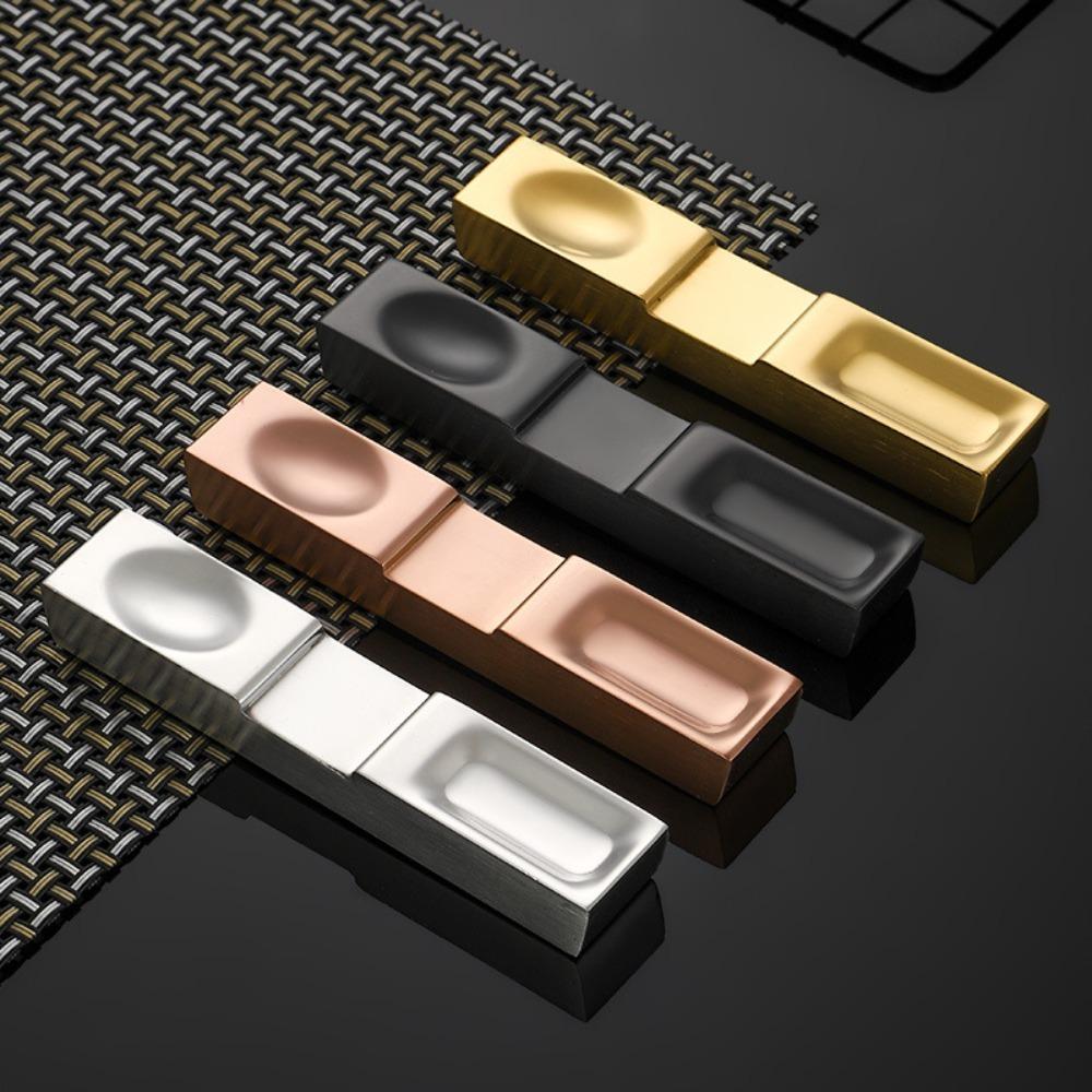 Japanese-style Stainless Steel Chopstick Rest Rectangle Cutlery Rack Chopstick Pillow  Dining Table