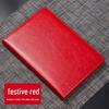 Customized High-End Leather A5 Notebook with Logo for Business Meetings