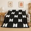 Kpop BBTS Fashion Group Stern Flanelldecke Weiche Warme Überwurfdecke für Schlafzimmer Wohnzimmer Bett Reise Camping Picknick Geschenk