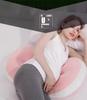 SnoozeShade U-Shape Pregnancy Pillow: Lumbar & Belly Support for Side Sleepers