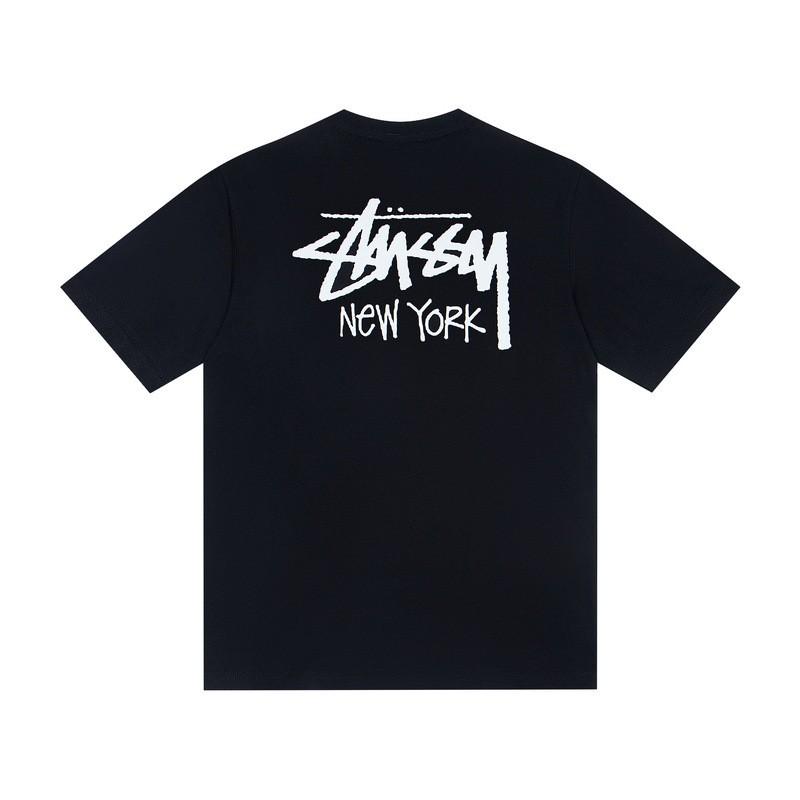 Camiseta de Algodón Unisex de Corte Holgado con Estampado de Letras Camiseta Casual de Manga Corta para Adolescentes y Adultos