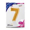 Foil Balloon Number 7, Gold, 66 Cm Grabo