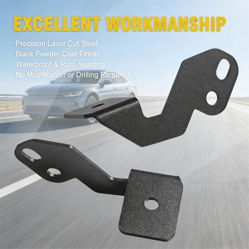 Strong Steel Bracket For Additional Lights Works With Multiple UTV Models Like Common Sport Versions Easy To Install