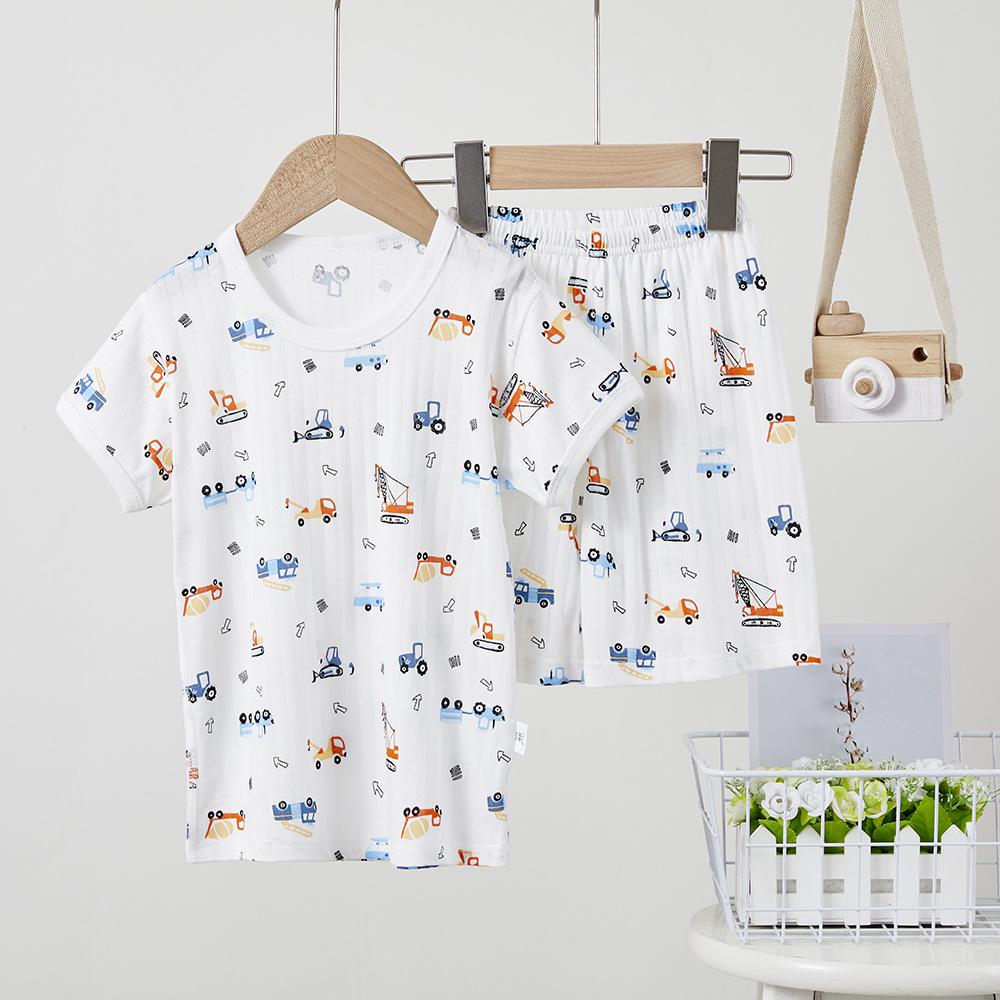 

Детский летний комплект шорт и футболки с охлаждающим эффектом – Легкий базовый слой для дома и кондиционера 100 cm