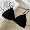 Contrast Trim Triangle Wireless Bra