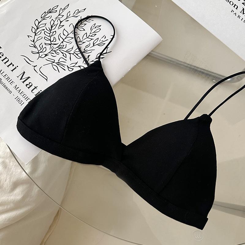 Contrast Trim Triangle Wireless Bra