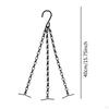 3 Lead Chain for Flower Pot with Hooks Hanging and Bird Cages