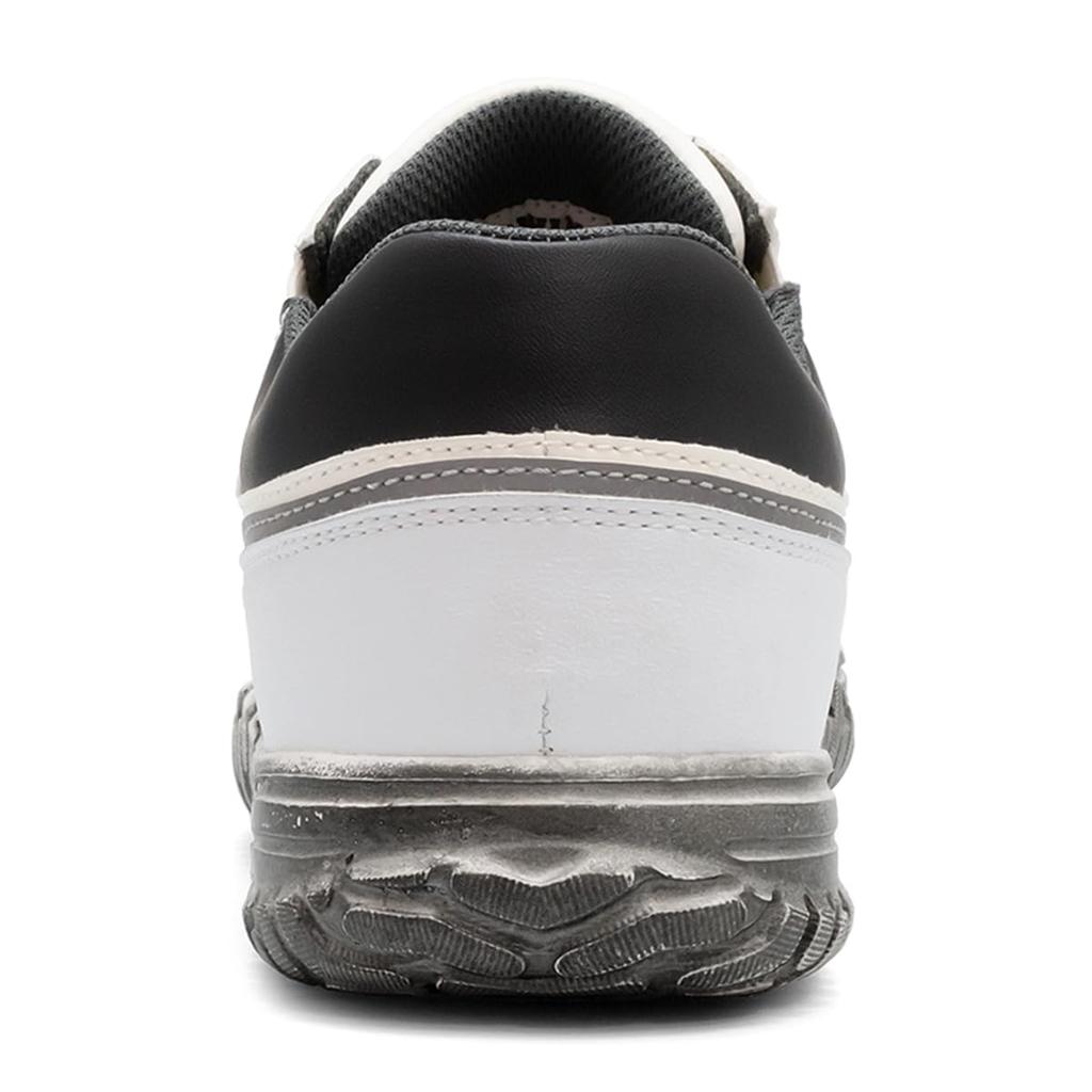 Edwin Lightweight Safety Shoes with Special Wide Rubber Stylish Work Size Men's Sole, Low-Cut Sneakers, Shock-Absorbing Sole, Resin, Non-Slip Bottom,