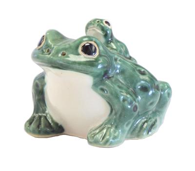 Tori Blue Frog 6 "Shigaraki Ware" Nr. T94-31