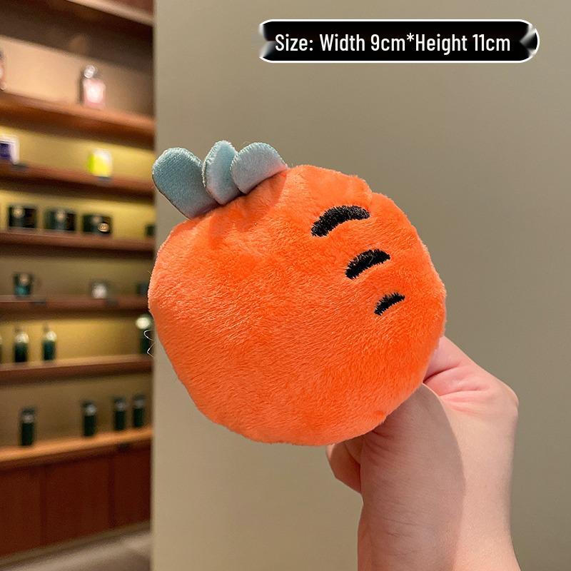 Japońska Kawaii Słonecznikowa Panda Pluszowa Broszka - Urocza Przypinka na Ubrania, Torby i Akcesoria.