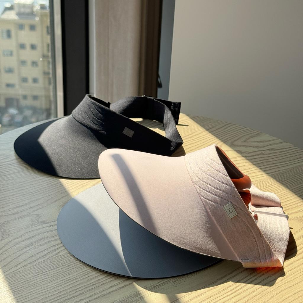 Foldable Seamless Integrated Sun Protection Hat for Women, Summer Running Sports UV Protection Sun Hat, Lightweight Open-Top Hat