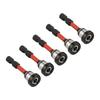 5Pcs Magnetlc Collar Positioning Screwdriver Bits Hex 50mm Plasterboard Locating Screws Alloy Steel Gypsum Board Screw Bits