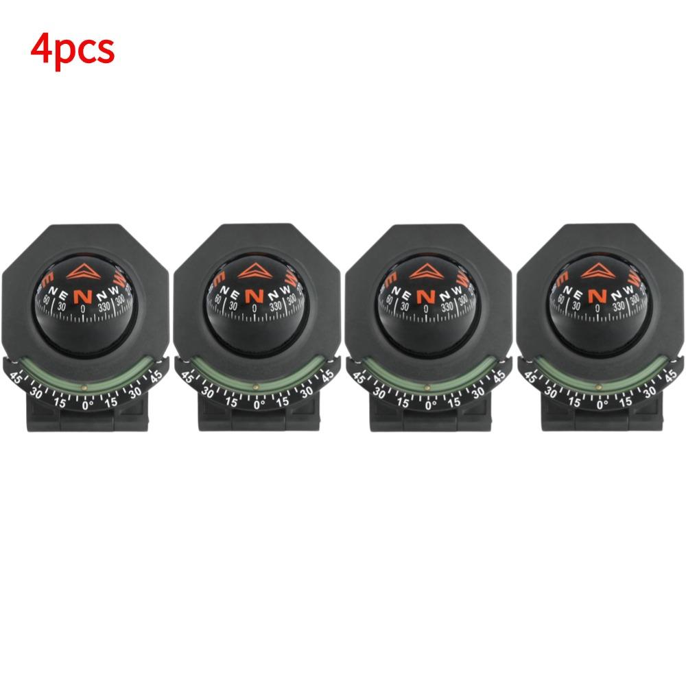 Car Dashboard Compass With Slope Meter 2-In-1 High Precision Navigation Car Mount Compass Ball for Car Boat Off Road Accessories