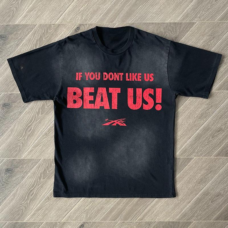 2024 Американская мода Новый стиль Мужская и женская хлопковая футболка с коротким рукавом Европейская и американская мода Мужчины и женщины S