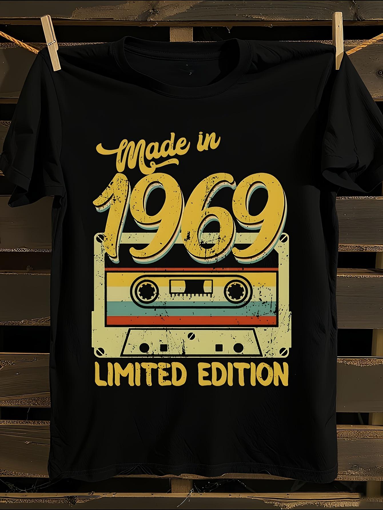 Vintage Tshirt Vintage 1969 Limited Edition Retro Cassett... M
