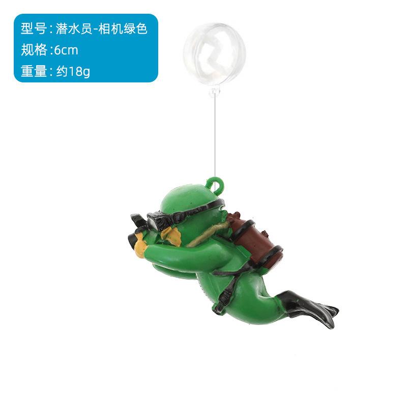 Aquarium Desktop Kleine Fische Tank Dekoration Ornament Taucher Schwimmende Kreative PVC Puppe