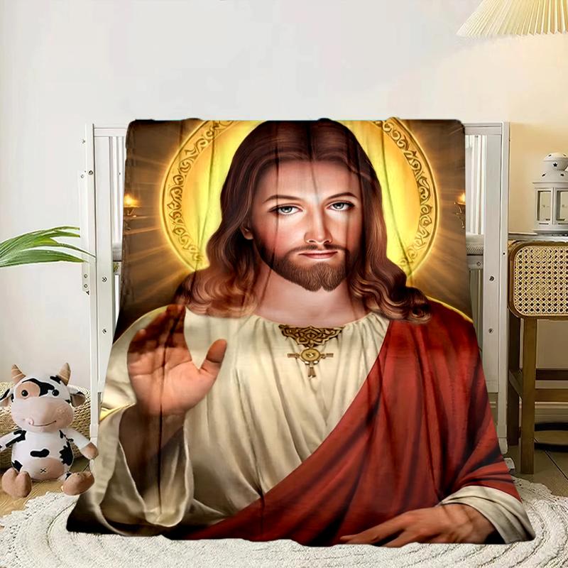 Sacred Heart Of Jesus Blanket Flannel Blanket Throw Blanket Sofa Cover Blanket Soft Premium Blanket Picnic Blanket Tv Blanket Gifts
