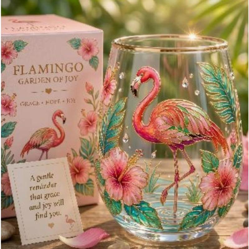 Bicchiere da Whisky Nuovo Vetro Stile Bouquet di Fiori Artigianato in Vetro Bicchiere da Whisky