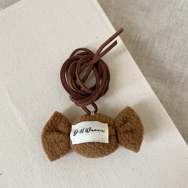 Desene Animate Drăguț Material Pluș Mic Animal Gât Colier Nișă Feminină Literar Retro Concav Lanț Pulover Pandantiv