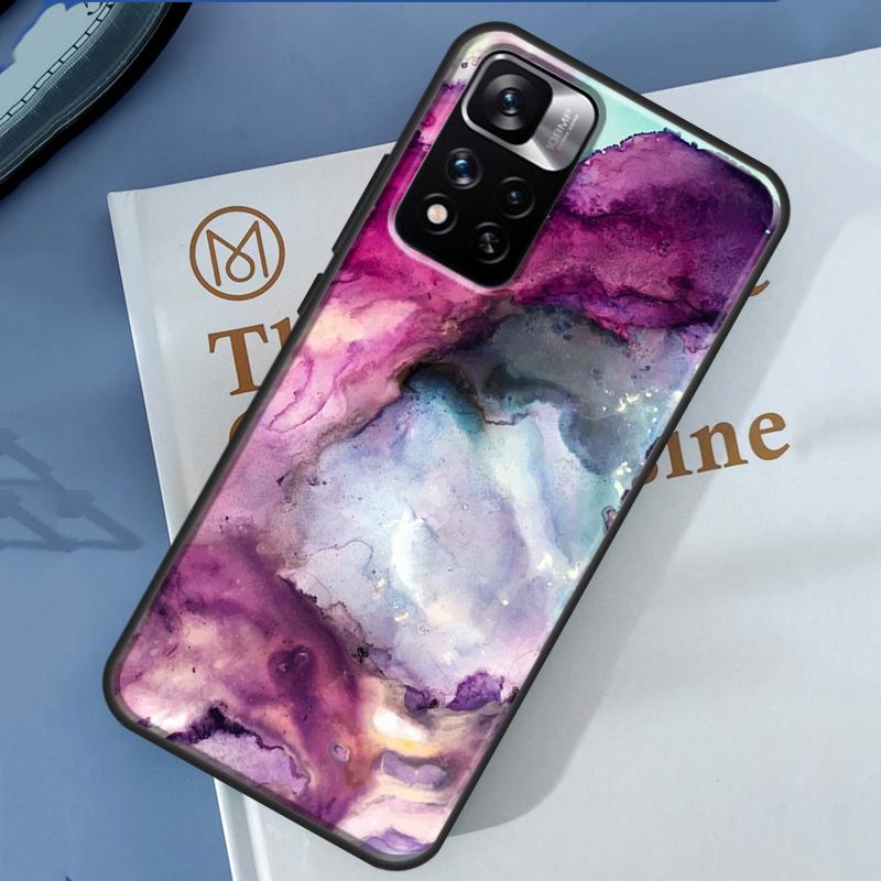 Beachy Pastel Abstract Painting Case For Xiaomi Redmi 13C 10C 12C 14C Redmi Note 14 13 Pro 12 11 9 10 9S 10S 11S 12S Cover