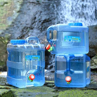 5/11/20L Camping Water Container Large Capacity Outdoor Water Bucket Portable Car Water Tank with Faucet for Camping Picnic