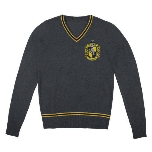 HARRY POTTER Mens Hufflepuff Pull Over Sweatshirt