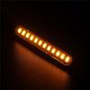 Motorcycle 2PCS Amber DC 12V License Plate Light Bar