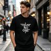Unisex Streetwear Tshirt Trust No One Letter Print Minimalist Typography Casual Daily Street Top
