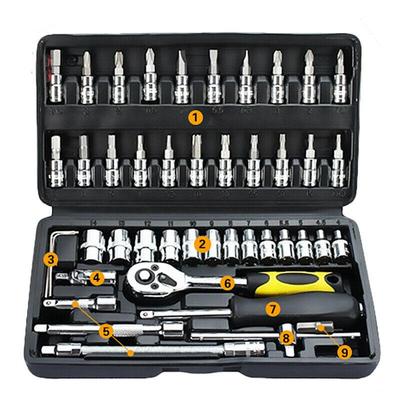 Ersatz Auto werkzeug set Zubehör Auto 46 stücke Kit Spanner Slider Schraubenschlüssel